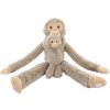 Popron opica s bábätkom 82 cm