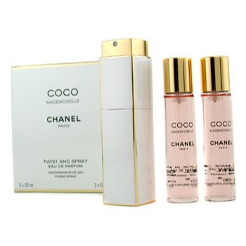 Chanel Coco Mademoiselle toaletná voda dámska twist and spray 3 x 20 ml