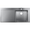 Hansgrohe Drezy - Vstavaný drez S715-F450, nehrdzavejúca oceľ 43306800