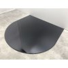 Sklo pod kachle čierne 100x100 cm