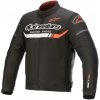 ALPINESTARS Bunda T-SP S IGNITION WATERPROOF (čierna/biela/červená fluo, veľ. 2XL) 100