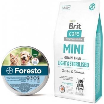 Brit Care Mini Dog Light & Sterilised Rabbit & Salmon 7 kg