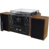 soundmaster MCD5600BR stereo systém gramofón, DAB+, UKW, Bluetooth, CD, kazeta, USB, 2 x 5 W hnedá (vzhľad ušľachtilého dreva matná); MCD5600BR