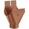 Kotlík žľabový KJG pozink - farebný - RAL 8004 Medeno hnedá - 280 mm/Ø 100 mm