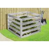 Záhradný kompostér BestBerg KKB-1 / oceľ / 0,8 m² / strieborná