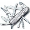 Multifunkční kapesní nůž Victorinox Huntsman 91 mm stříbrný transparentní
