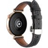 VSETKONAMOBIL 123842 LATTICE BAND Kožený remienok pre Huawei Watch GT 6 41mm / GT 5 41mm čierny