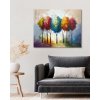 ZUTY Obrazy na stenu - Farebné stromy Impresionizmus Rámovanie: vypnuté plátno na rám, Rozmer: 80x100 cm