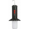Verk 12377 Multifunkčná kempingová LED lampa 2v1, čierna