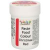 Gélová jedlá farba červená Christmas Red - 30 g - FunCakes