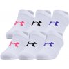 Under Armour Girls' Essentials No Show 6PACK white