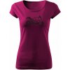 T-ričko BMW R1200S dámske tričko Farba trička: Fuchsiová, Veľkosť: XL