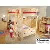 rozkládací patrová postel z masivu FIJA P (rozkládací palanda masiv pro děti FIJA P)
