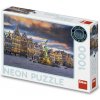 Puzzle Búrka nad Antverpami neon - 1000 dielikov