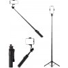 Fotověci Selfie Tyč Tripod 2v1 Monopod 131cm Smartphone GoPro + Dálk. Ovládání