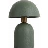 Zelená stolová lampa s kovovým tienidlom (výška 30 cm) Boaz – Leitmotiv