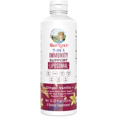 Mary Ruth's Podpora imunity 7-v-1 lipozomál 450 ml