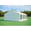Party stan 6x6m - PVC PREMIUM Ohňovzdorný farba Biela