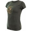 SENSOR MERINO AIR PT FOX dámske tričko s krátkým rukávom oliv, zelená Veľkosť: L