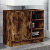 vidaXL Umývadlová skrinka dymový dub 63x30x54 cm spracované drevo 848133