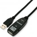 USB kábel Axagon ADR-205 USB2.0 aktivní prodlužka/repeater, 5m