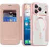 Techsuit – SmartMag Book Case knižkové puzdro na iPhone 17 Pro – ružové
