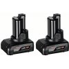 Bosch Bosch AKU sada 2x akumulátor GBA 12V 6.0Ah 1600A00X7M