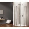 Gelco LORO štvrťkruhová sprchová zástena 900x900mm, číre sklo GN5590
