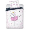 Detské bavlnené obliečky BALERINA 100x135cm Detské bavlnené obliečky BALERINA 100x135cm - 100x135 cm - 1x vankúš 1x prikrývka - zips