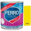 Chemolak Ferro Color U2066 Pololesk základná a vrchná farba na kov 0,75l 6200 žltá