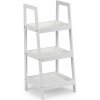 ModernHome Regál knižnica s 3 policami RH1908-09 WHITE