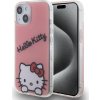 Hello Kitty IML Daydreaming Logo Kryt pre iPhone 15, Ružový