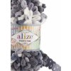 Alize Puffy Fine Color 5925 (pletenie rukami bez ihlíc)