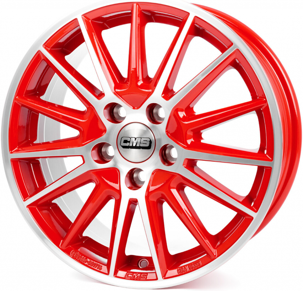 CMS C23 6.5x16 5x114,3 ET40 diamond red gloss