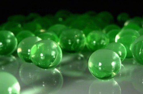Vodné perly gélové guličky do vázy Zelené
