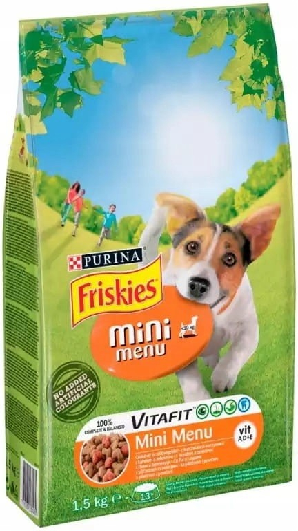 Friskies Mini Menu s kuraťom a zeleninou 1,5 kg