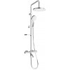 MEXEN/S - KX05 vaňový stĺp s termostatickou batériou, chróm / biela 779000591-00