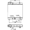Fiat PANDA 03/80-07/04 chladič vodný /NRF/