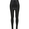 Dámske legíny Urban Classics Highwaist Shiny Metalic - čierne 5XL