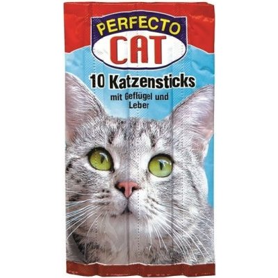 Perfecto Cat jerkys drůbeží s játry 10 ks