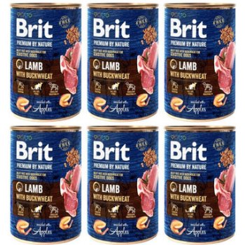 Brit Premium by Nature Lamb and buckwheat 6 x 400 g