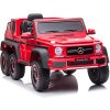 Terénne elektrické autíčko Megacar Mercedes Benz G63 6x6, 6x45W, 1x12V 10Ah, červené