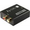 Techly IDATA SPDIF-9 audio prevodník Čierna (IDATA SPDIF-9)