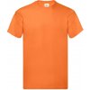 Tričko pánske Fruit of the Loom Original T - oranžové, L