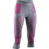 Dámske funkčné 3/4 spodky X-Bionic Energy Accumulator 4.0 Melange Pants 3/4 Wmn - grey melange/pink XS
