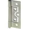 Záves pre lamelové dvere, oceľ niklovaná, 2 ks, 75 x 32 mm