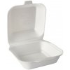Termo box na hamburger malý, rozmer 145x133x75mm, XPS, biely (125ks)
