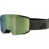 ALPINA Lyžiarske okuliare TAOS Q-LITE black-olive/mirror green