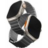 Remienok Uniq Revix Premium Edition Reversible Magnetic remienok pre Apple Watch 49/45/44/42mm tmavo šedý/svet (UNIQ-45MM-REVPCHRAGRY)