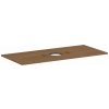 Hansgrohe Xilesa E Doska pod umývadlo, 118x55 cm, výrez uprostred, matná biela 54277700-HG